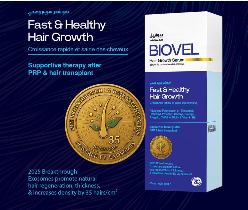 BIOVEL Hair Growth Serum Powered by Exosomes